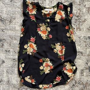 LOFT V-Neck Flutter Sleeve Tank